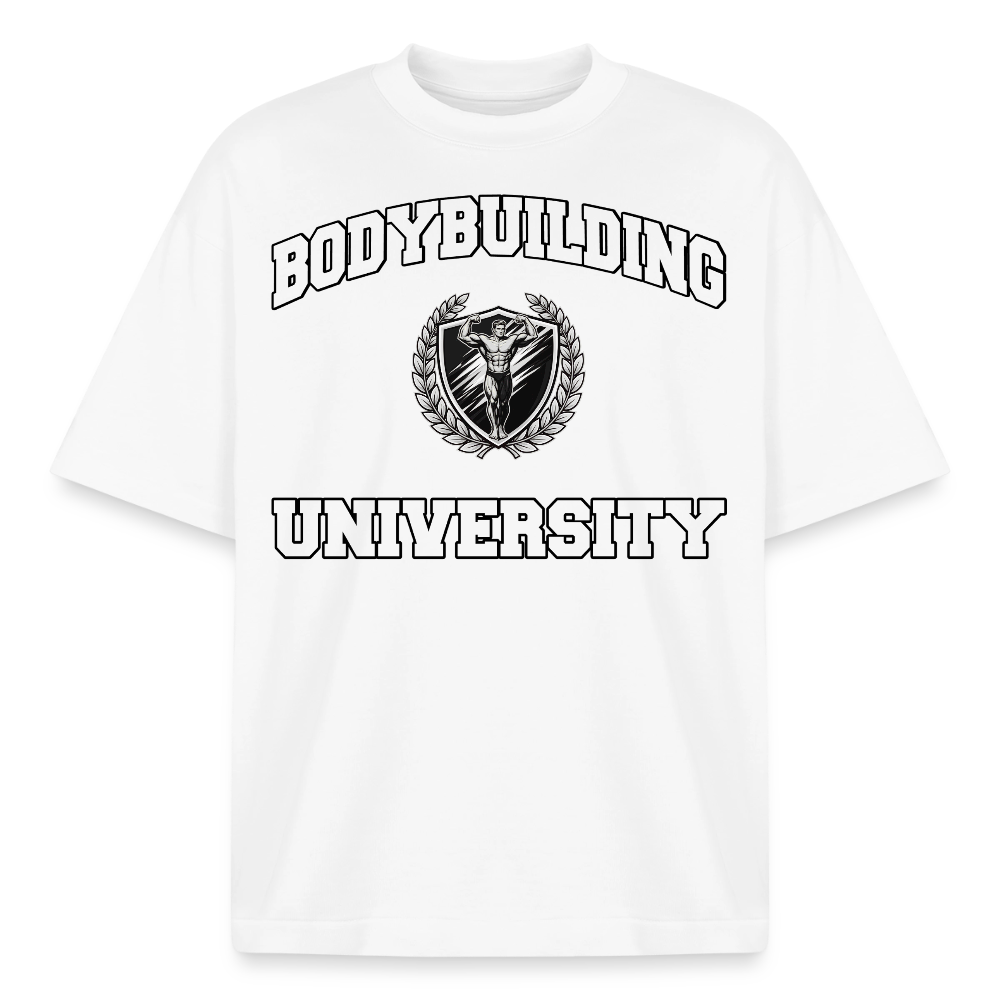 Männer Fitness und Bodybuilding Shirts im Oversized Look mit Message