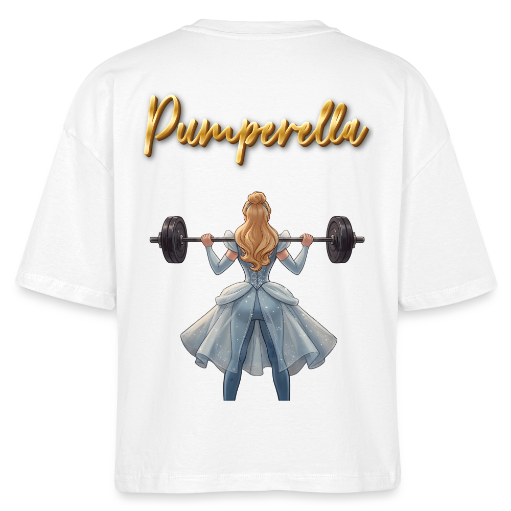 Frauen Fitness und Bodybuilding T Shirt Oversized Pumperella