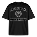 Heavyweight Oversized 'BB University' Pump Cover (Frontprint) Black - Schwarz