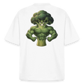 Heavyweight Oversized 'Brokkoli' Pump Cover (Back Print) - Weiß
