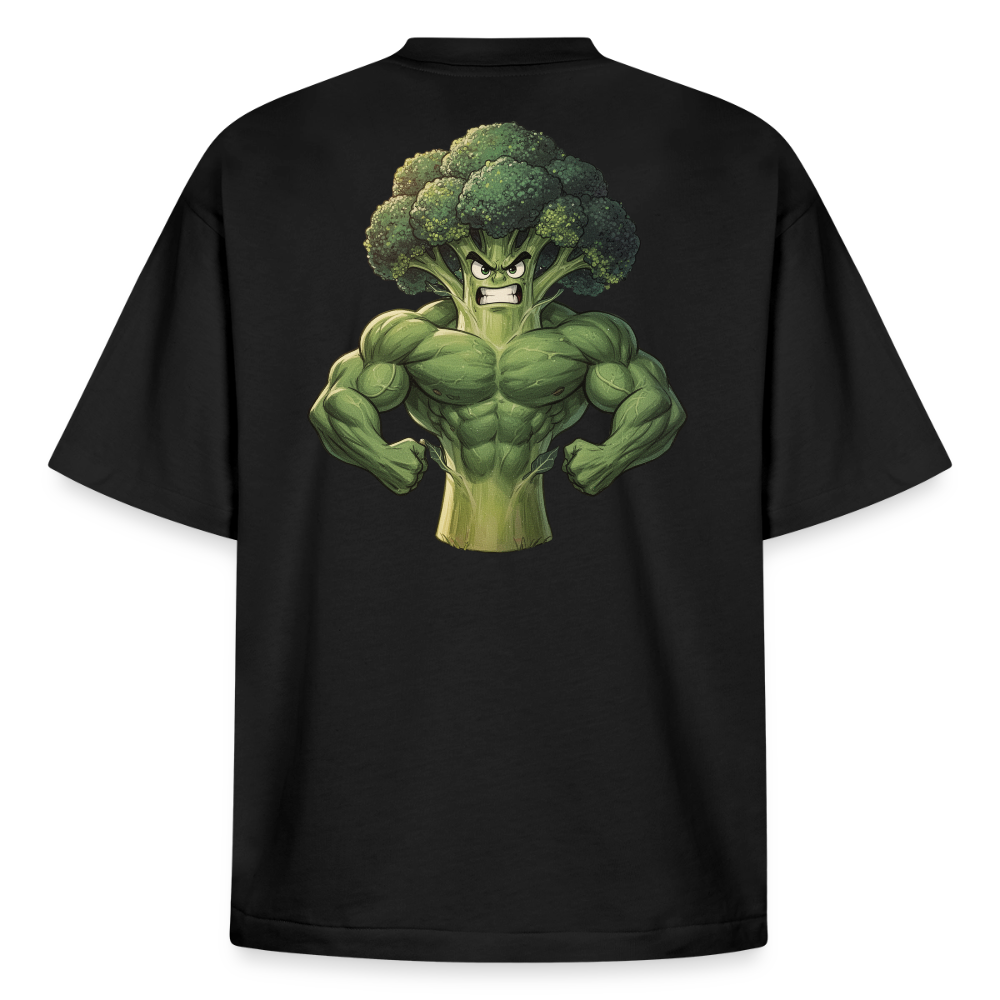 Heavyweight Oversized 'Brokkoli' Pump Cover (Back Print) - Schwarz