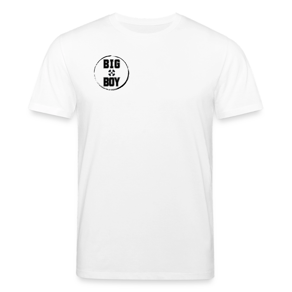 Medium Fit 'BIG BOY' T Shirt (Frontprint) - Weiß