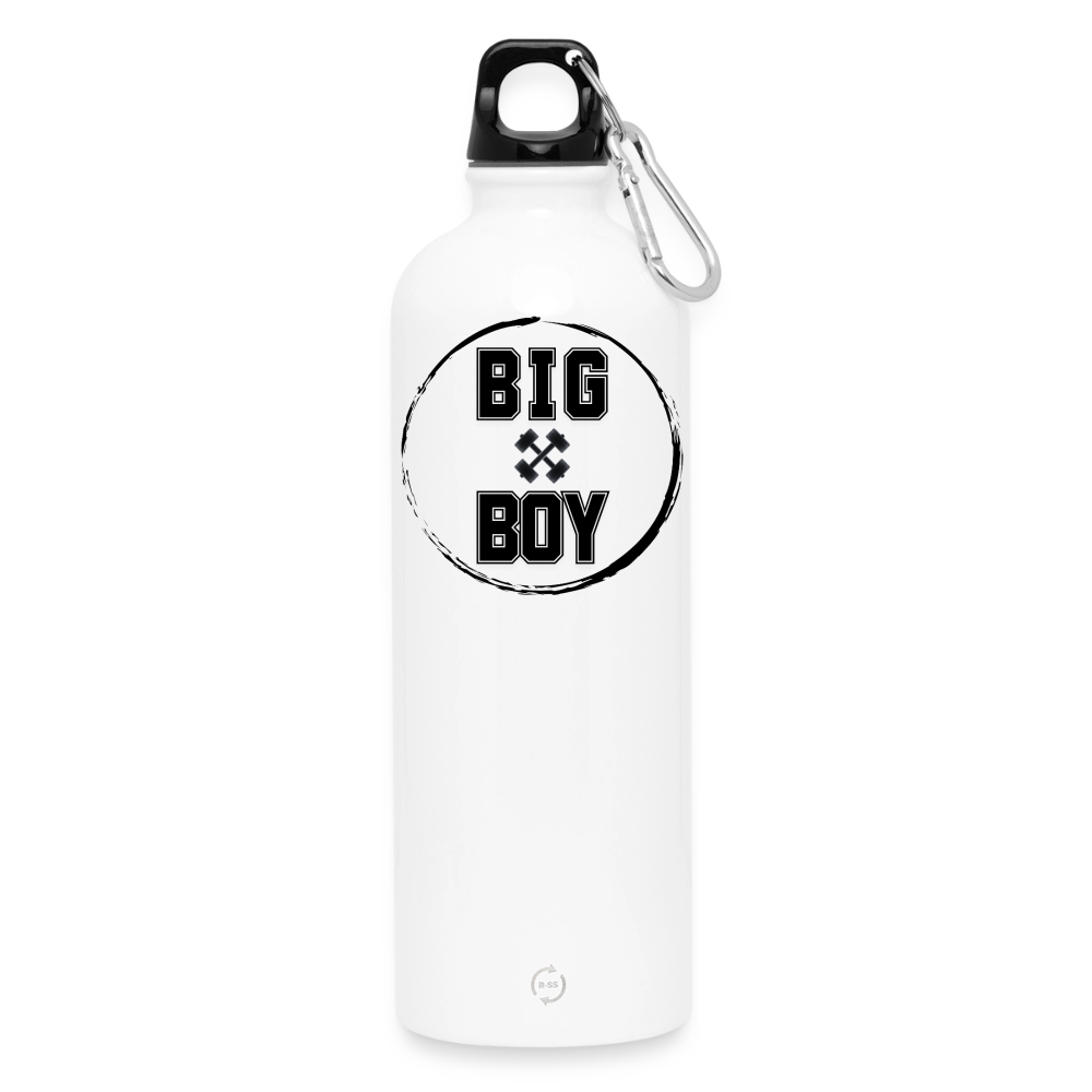 Trinkflasche mit Karabiner 750 ml - Weiß