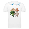 Medium Fit 'Fantastic 4' T Shirt (Back Print) - Weiß