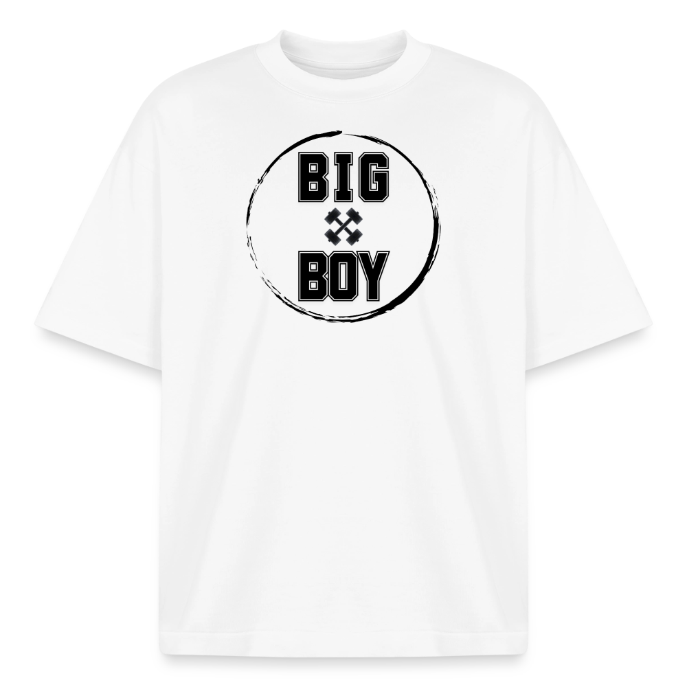 Heavyweight Oversized 'BIG BOY' Pump Cover (Frontprint) - Weiß