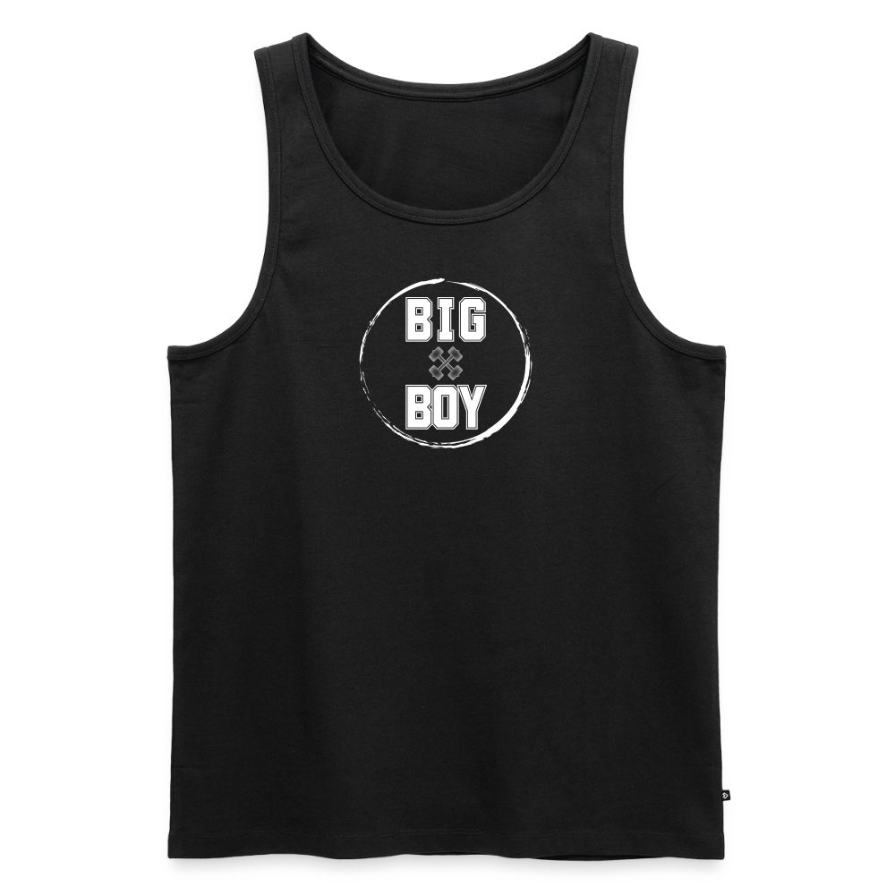 Classic Tank Top 'BIG BOY' - Schwarz