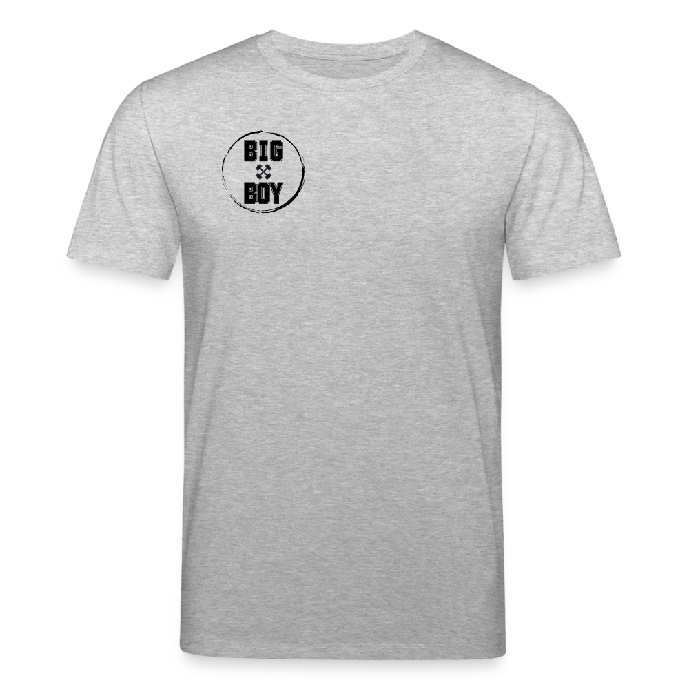 Medium Fit 'BIG BOY' T Shirt (Frontprint) - Grau meliert