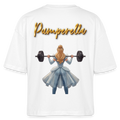 Oversized 'Pumperella' Frauen Pump Cover (Backprint) - Weiß