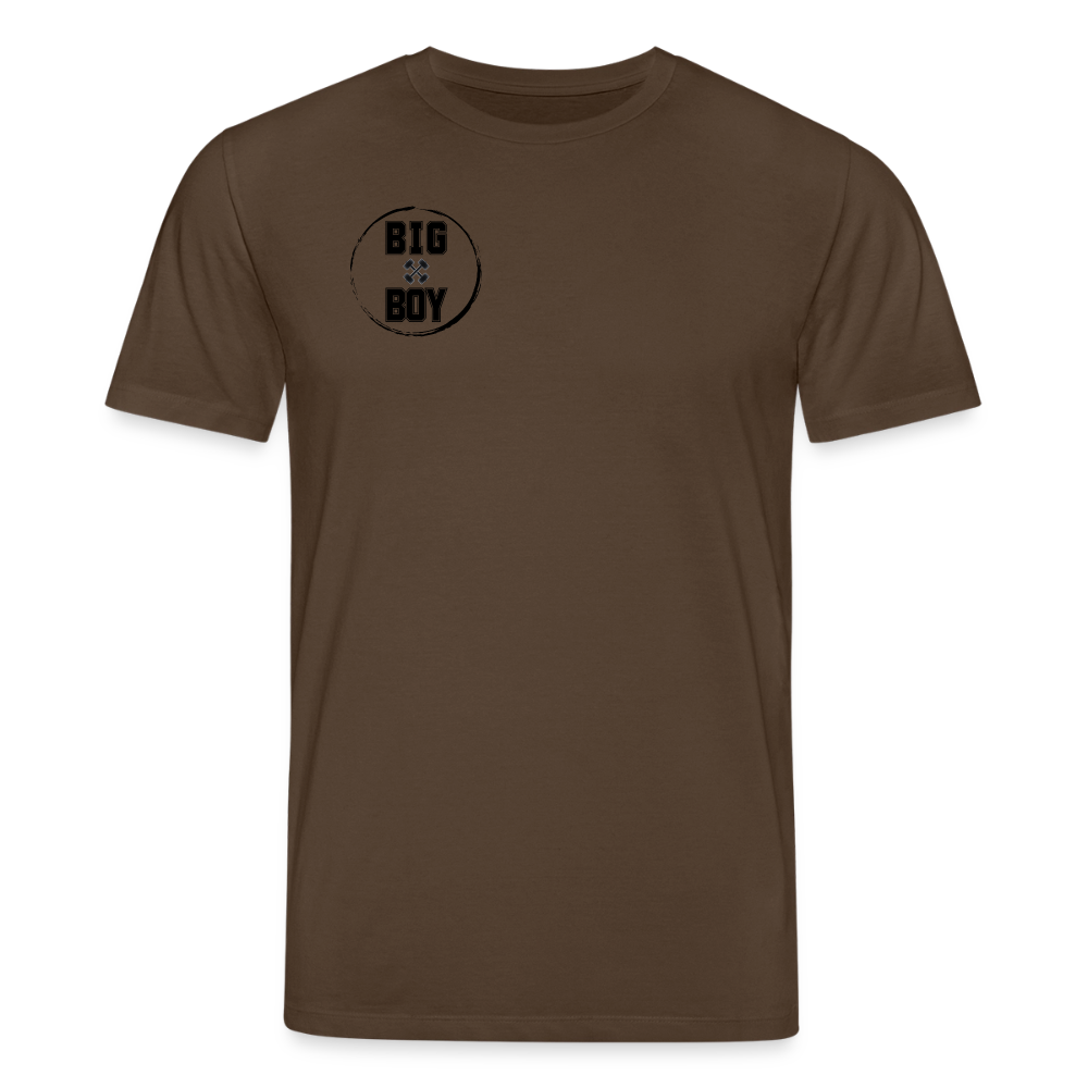 Medium Fit 'BIG BOY' T Shirt (Frontprint) - Dunkelbraun
