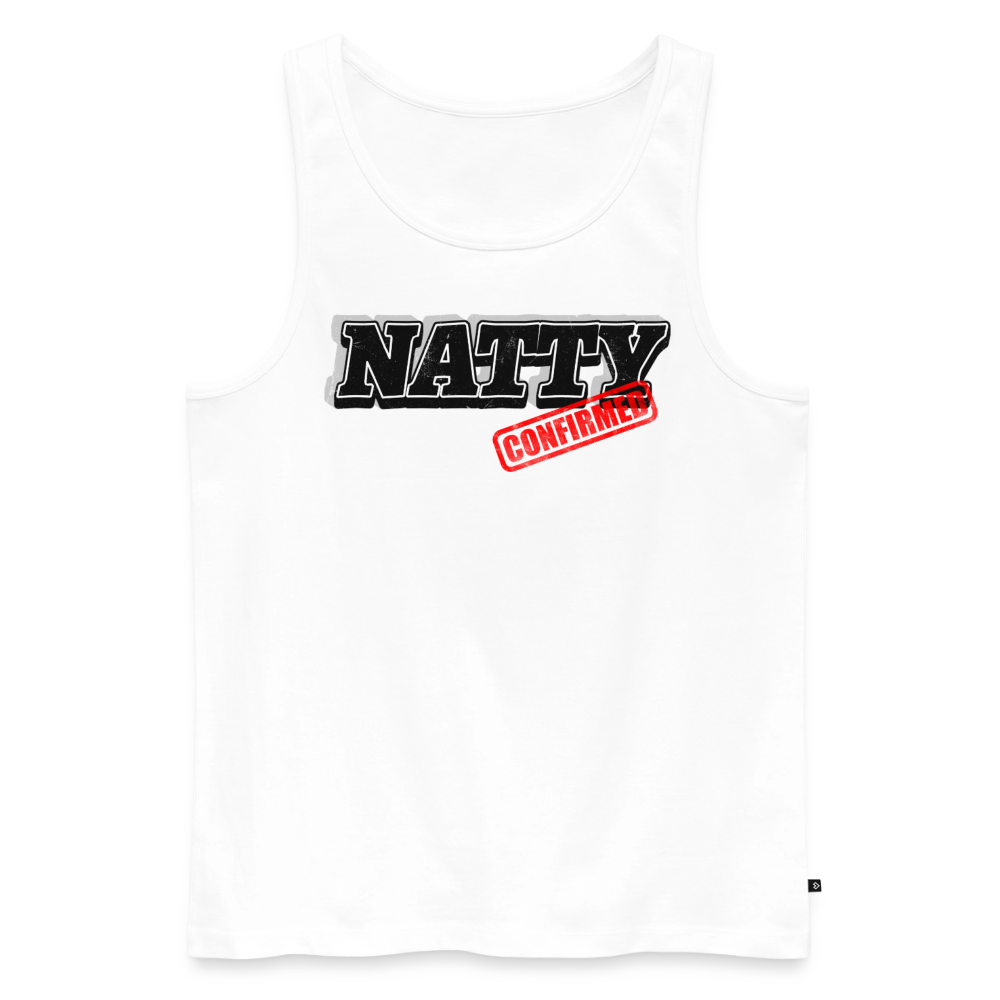 Classic Tank Top 'Natty Confirmed' - Weiß