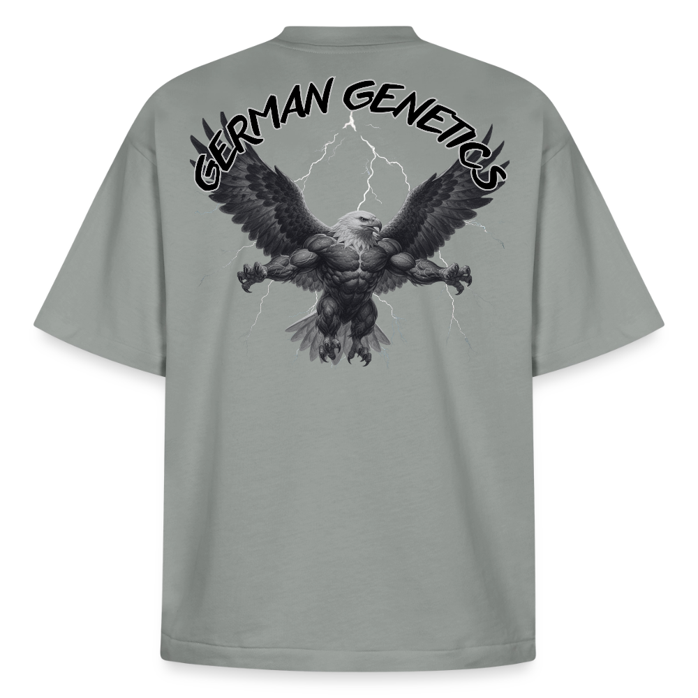 Heavyweight Oversized 'German Genetics' Pump Cover (Back Print) - Nebelgrau